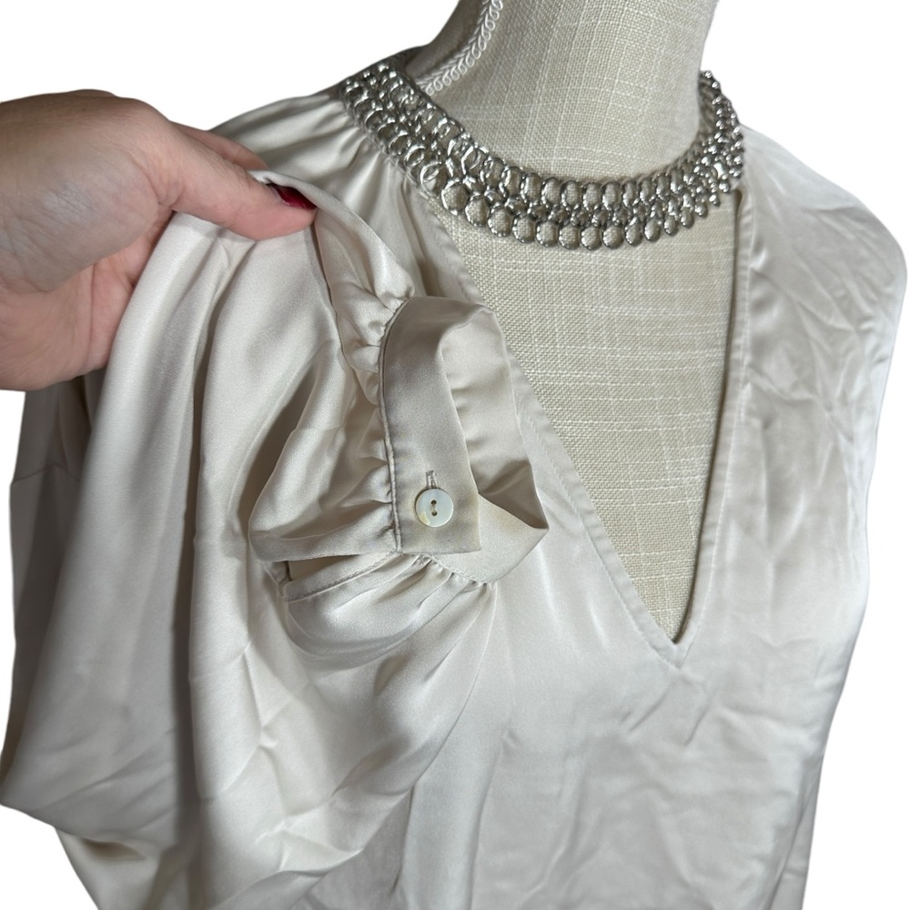 Ramy Brook Women's Claire Long Sleeve Chain Detail Top - Picture 4 of 11